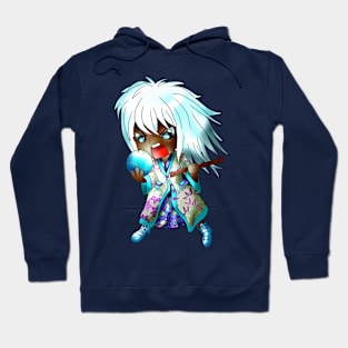 Feeling blue angry dark elf chibi for dnd fans Hoodie